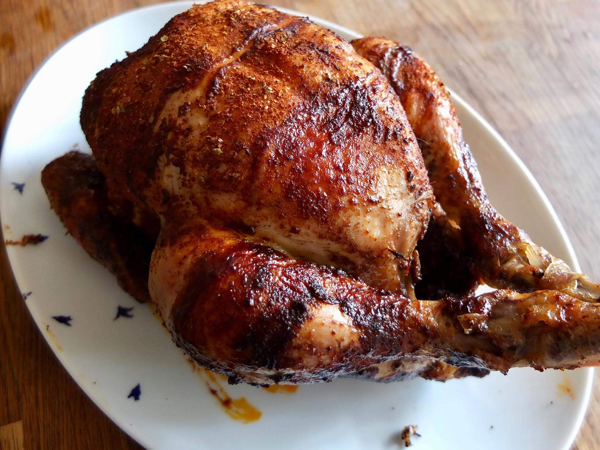Classic BBQ Rubbed Rotisserie Chicken :: Outback Barbecues Owners Club